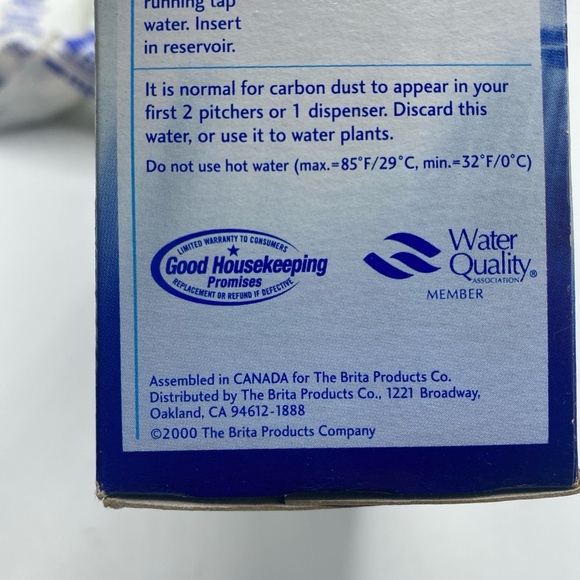 Brita Standard Pitcher Filters 5 Pack Fits Model OB03 Advanced Filtration - Picture 5 of 6